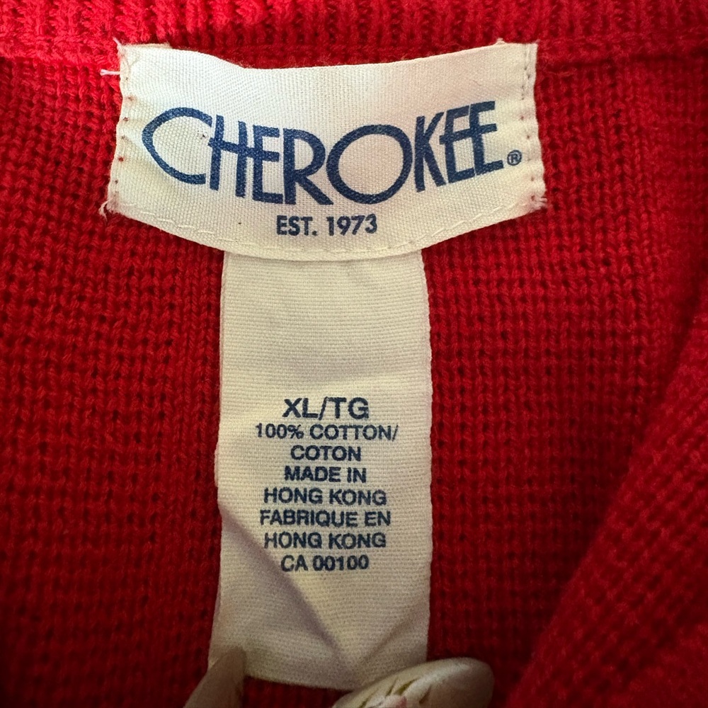 Cherokee Vibrant Red Knit Top - Picture 3 of 8